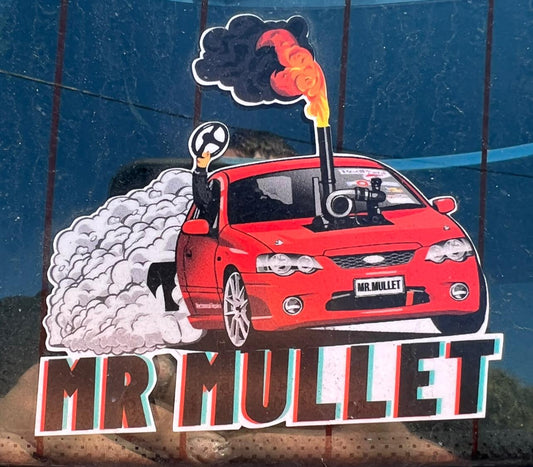 Smallest Mr.Mullet Sticker